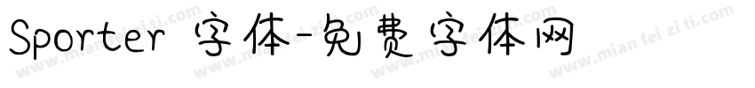 Sporter 字体字体转换